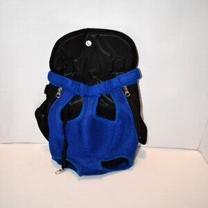 Yehenarn Pet Carrier Backpack Blue  Large (Fits 10-18 pounds